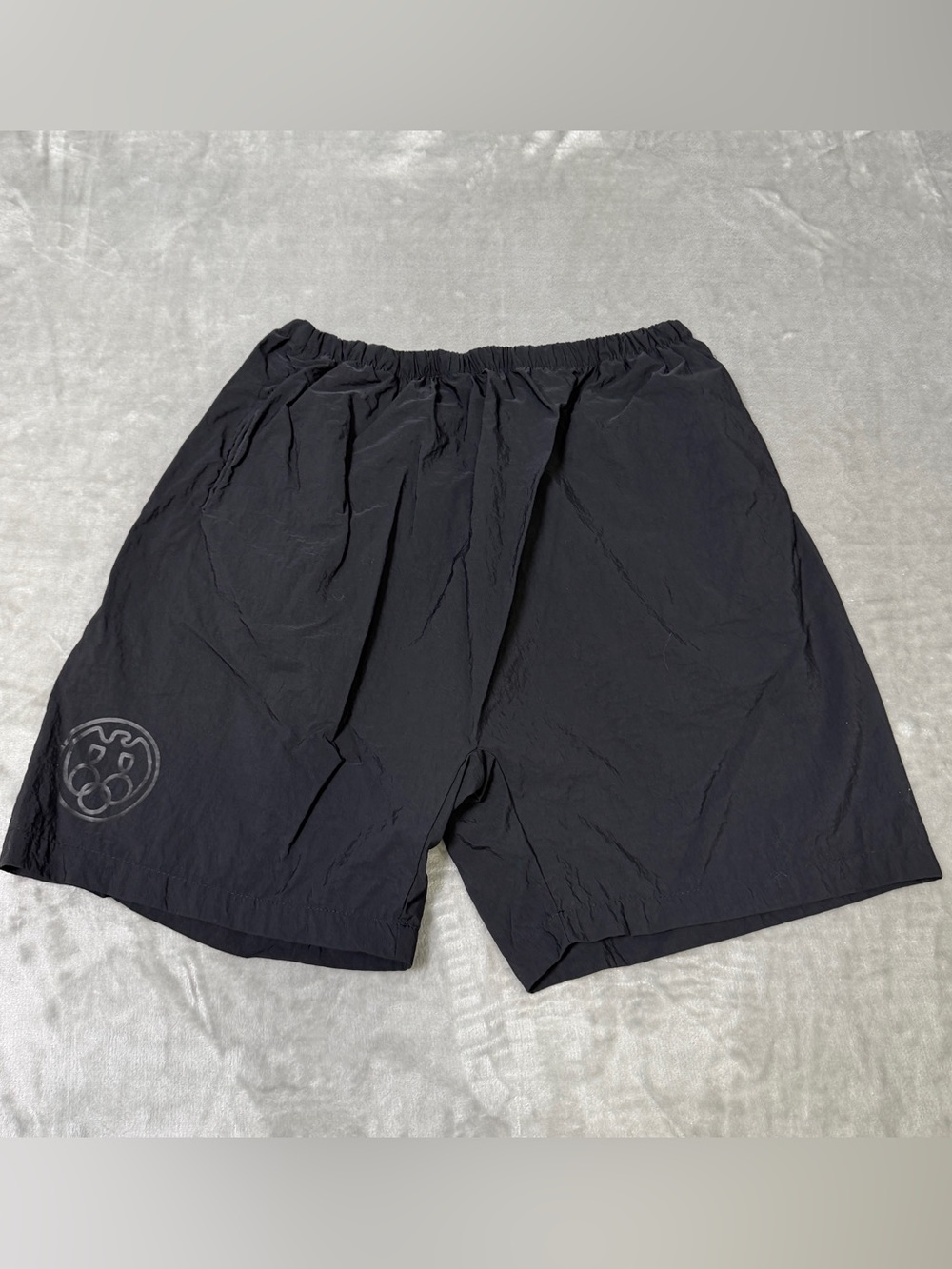 Yeezy Nylon Shorts Bully Gosha Charcoal Black Men's Size 2 M/L YZY Streetwear